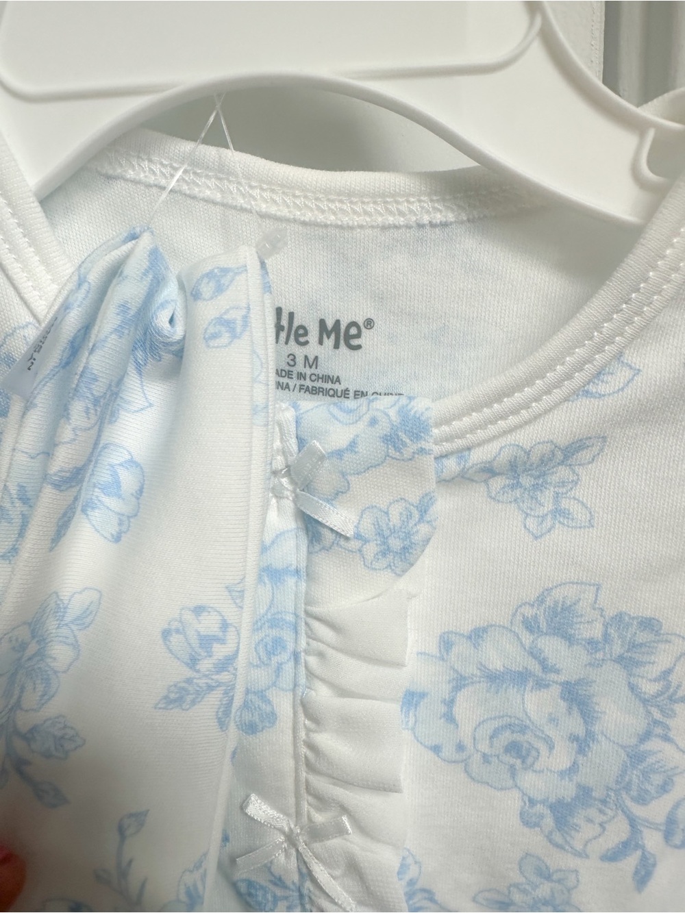 Little Me floral sleeper 3m new with tags - Picture 2 of 3